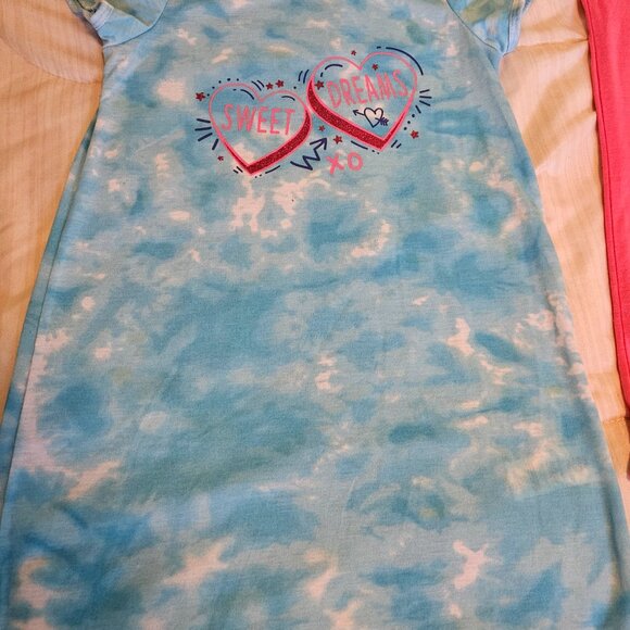 2 Piece Girls Pajama Night Gowns Rene Rofe Size 6/6x - Picture 3 of 5